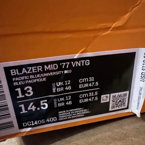 Nike Blazer Mid 77 Vintage - Size 13 - Picture 7 of 9